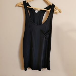 Wilfred, M, Black, Racerback Cotton Tanktop